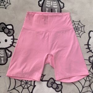 aojox pink gym shorts